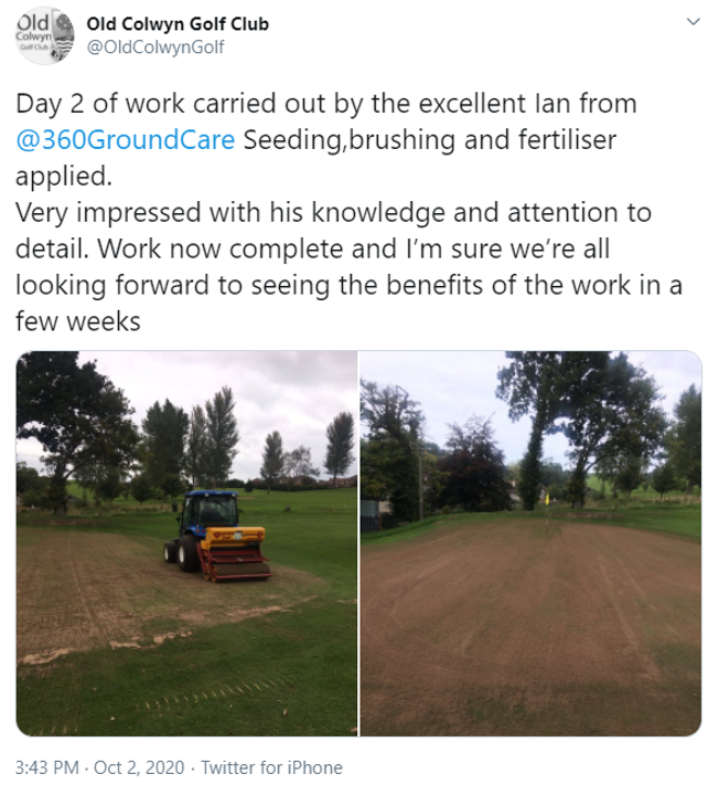 Old Colwyn Golf Club Tweet